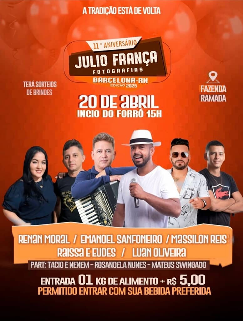 Aniversário de Júlio França Fotografias 2025