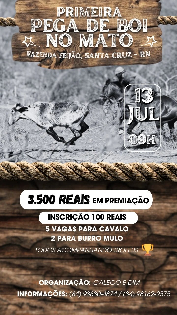 1ª Pega de Boi no Mato da Fazenda Feijão
